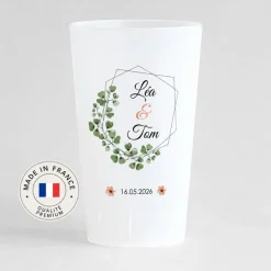Gobelet Ecocup 50cl utile (60cl ras bord) Réutilisable - Type Pinte, Mojito, Smoothie