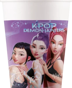 Gobelet en carton K-POP Demon Hunters - 25cl - Lot de 8