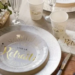 Gobelet Vive la Retraite - Lot de 10
