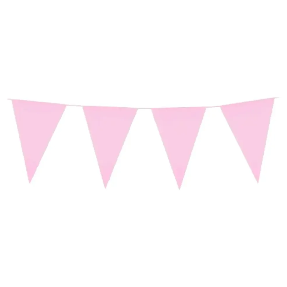 Guirlande de Fanions Rose pale