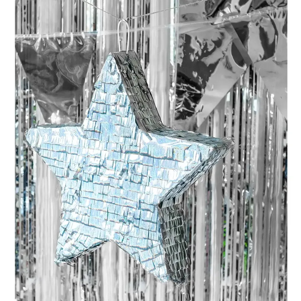 Guirlande Fanions Métallique Argent 10 m – Décoration Fête et Anniversaire
