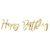 Guirlande Happy Birthday Or