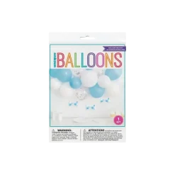 Kit Ballons pour Arche - Bleu/Blanc/Transparent