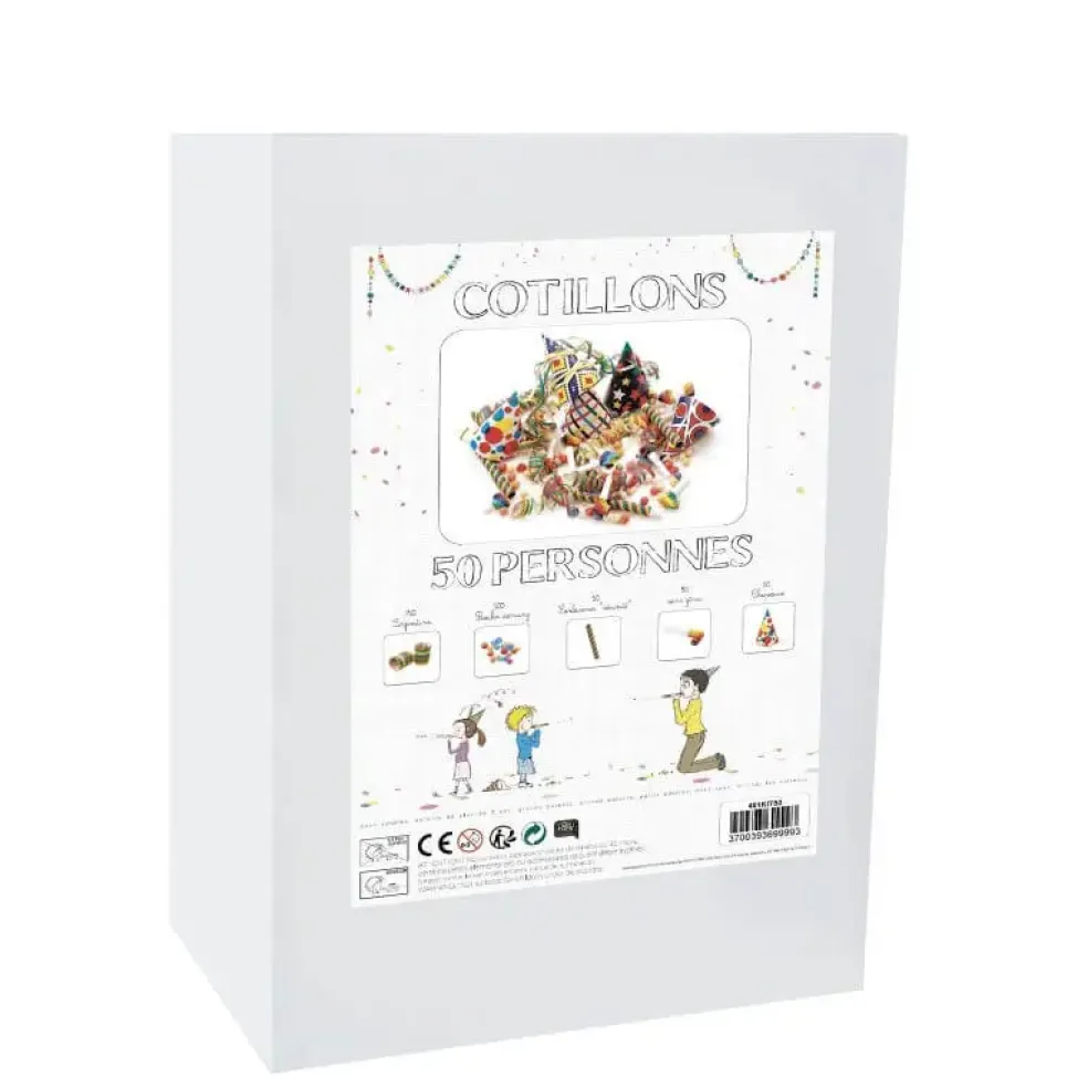 Kit Cotillons de Nouvel An 50 Personnes