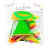 Kit cotillons Fluo multicolore 5 personnes