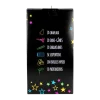 Kit cotillons Fluo multicolore 10 personnes