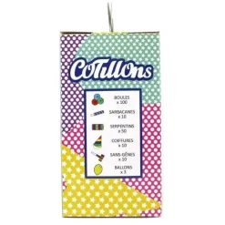 Kit cotillons multicolore 10 personnes