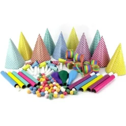 Kit cotillons multicolore 10 personnes