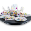 Kit Joyeux Anniversaire Multicolore 10 personnes