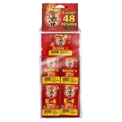 LE TIGRE® N°3 (Sachet de 48 pétards)