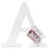 Lettre A en Bois Blanc