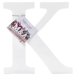Lettre K en Bois Blanc