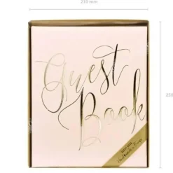 Livre d'or mariage rose 22 pages