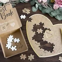 Livre d'or - Puzzle en forme de coeur