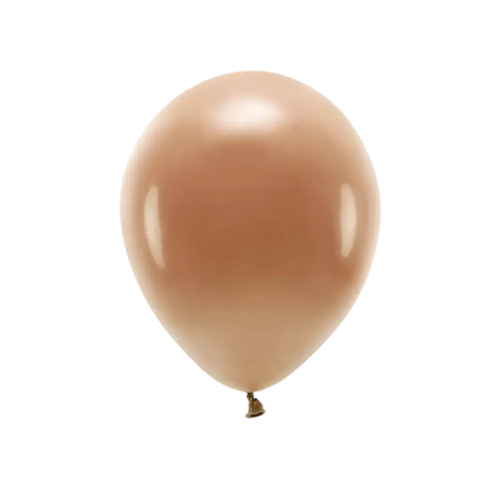 Lot de 100 ballons de baudruche Biodégradable Chocolat