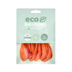 Lot de 10 Ballons de Baudruche Biodégradable Orange