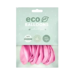 Lot de 10 Ballons de Baudruche biodégradable Rose Clair