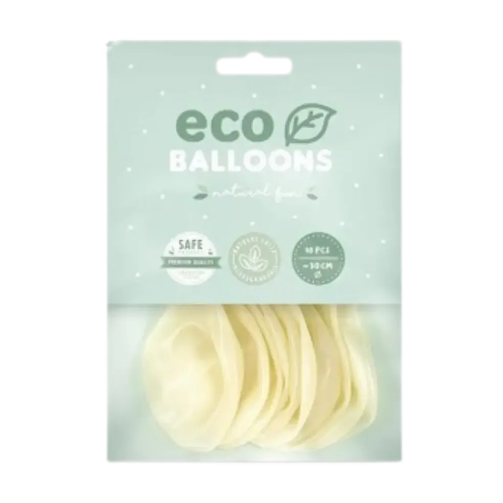 Lot de 10 Ballons de baudruche Biodégradable Transparents