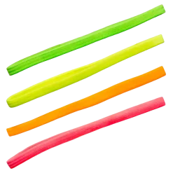 Lot de 4 Bandeaux Élastiques Fluo UV – Accessoires Années 80 et Festival