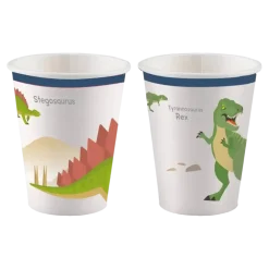 Lot de 8 Gobelets Dinosaure