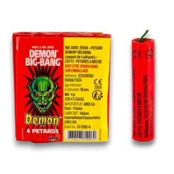 Lot de 10 paquets Pétards DÉMON® BIG-BANG® (4 unités/paquet)