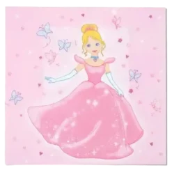 Lot de 12 serviettes PRINCESSE
