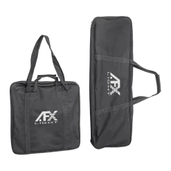 LOT DE 2 TOTEMS AJUSTABLES AVEC LYCRAS + SACS DE TRANSPORT