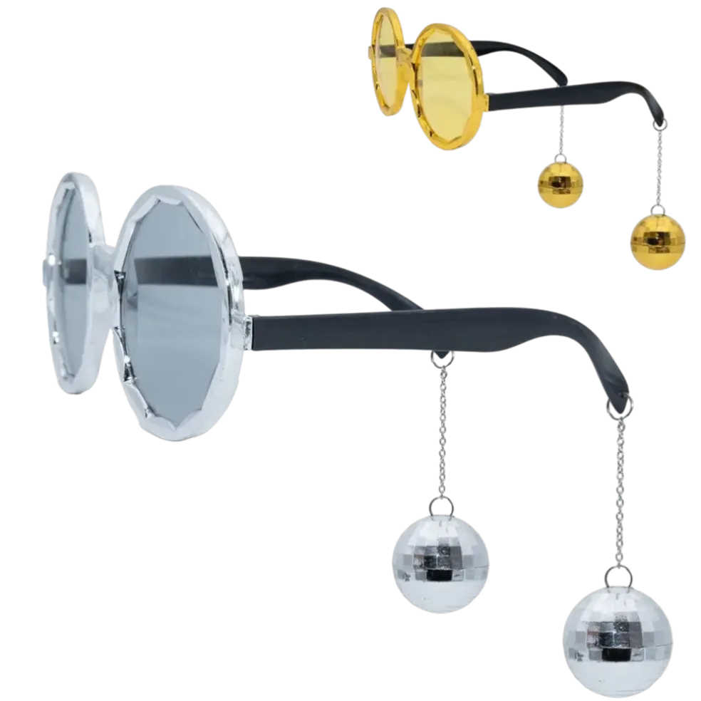 Lunettes Disco Boules à Facettes – Accessoires Soirée Disco
