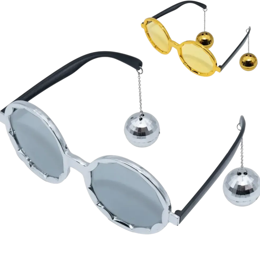 Lunettes Disco Boules à Facettes – Accessoires Soirée Disco
