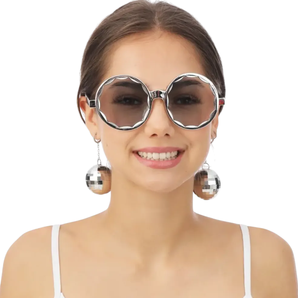 Lunettes Disco Boules à Facettes – Accessoires Soirée Disco