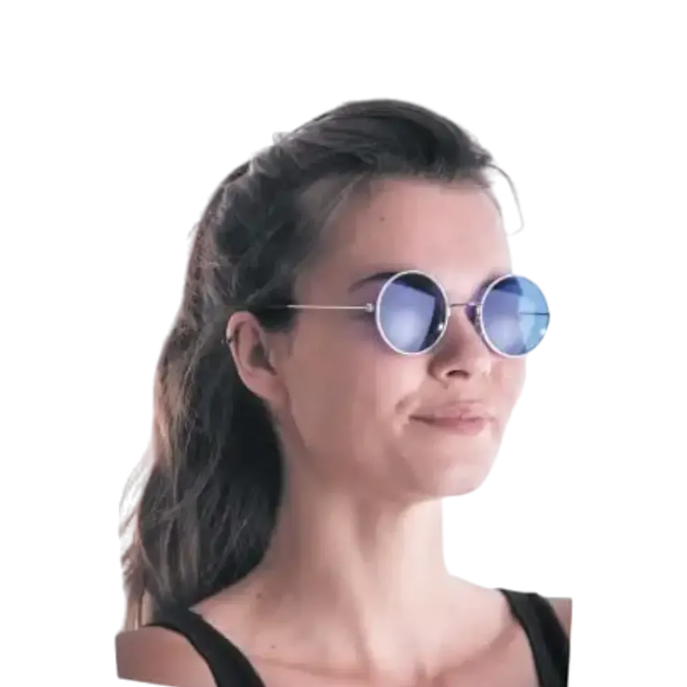 Lunettes Hippy Bleues