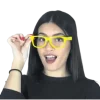 Lunettes Néon Jaunes Sans Verres