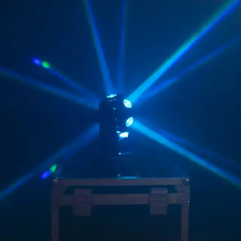 Lyre Retro LED "E-COSMOS" 12x10W RGBW