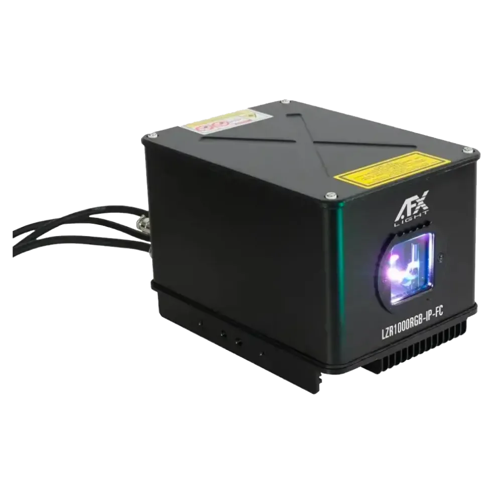 Machine Laser RGB avec Flight Case LZR1000RGB-IP-FC