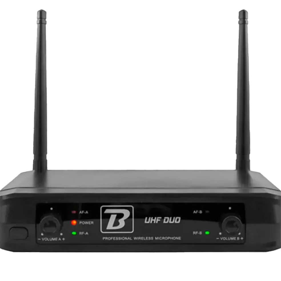 2 Micros Sans Fil BoomTone DJ - UHF Duo