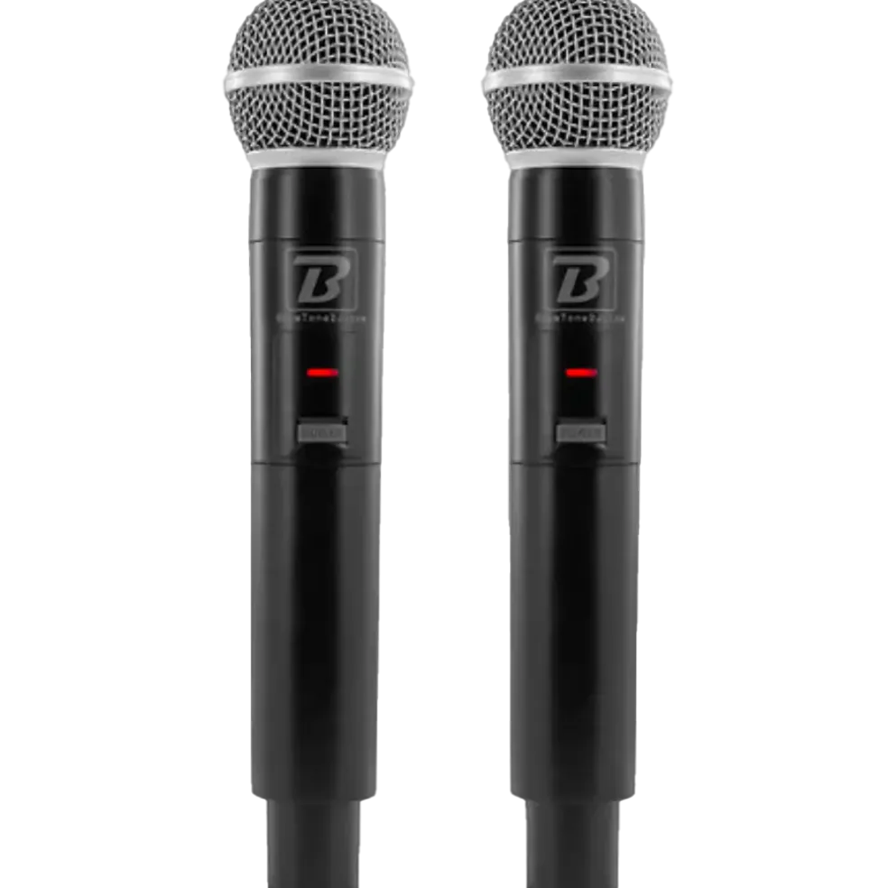 2 Micros Sans Fil BoomTone DJ - UHF Duo