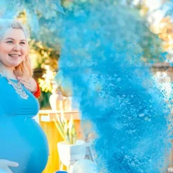 Mini Extincteur à poudre Gender Reveal - Bleu