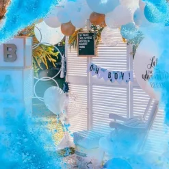 Mini Extincteur à poudre Gender Reveal - Bleu