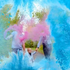 Mini Extincteur à poudre Gender Reveal - Bleu