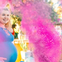 Mini Extincteur à poudre Gender Reveal - Rose