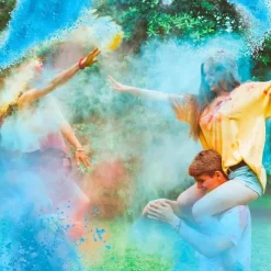 Mini Extincteur à poudre Holi - Bleu