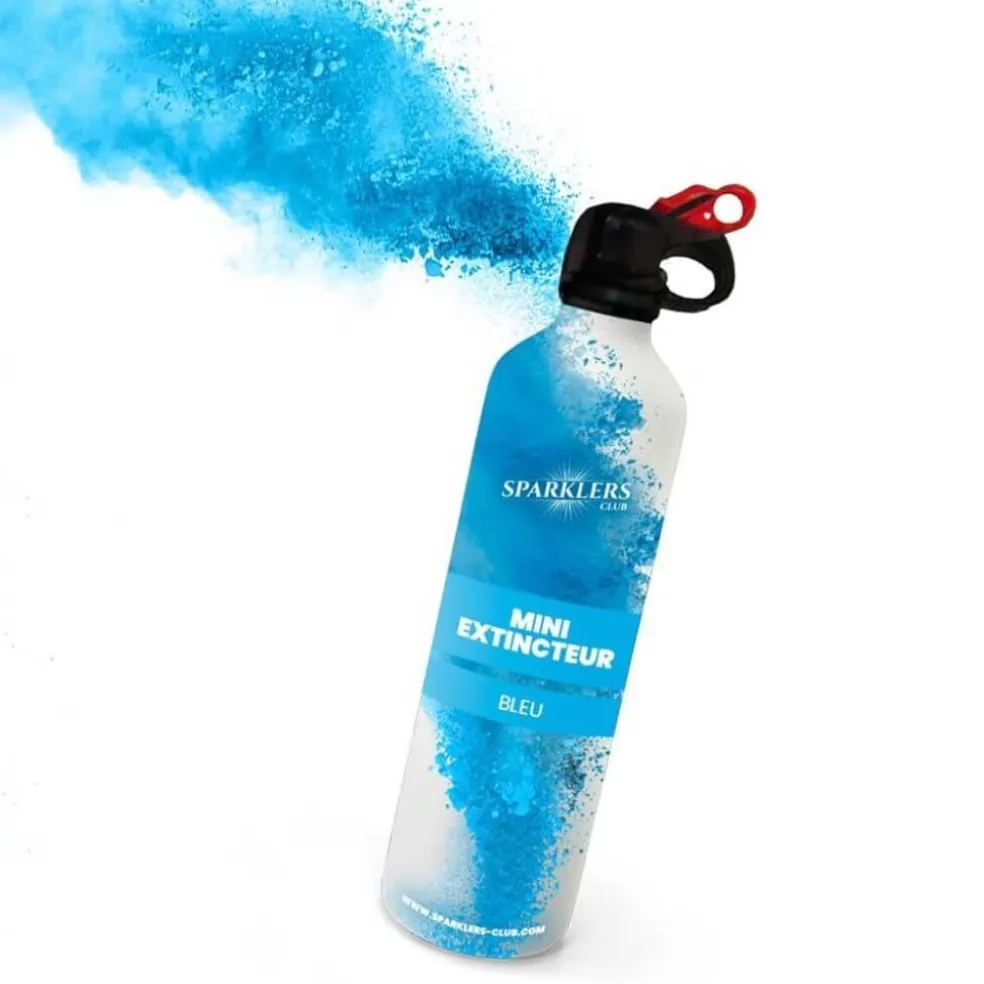 Mini Extincteur à poudre Holi - Bleu