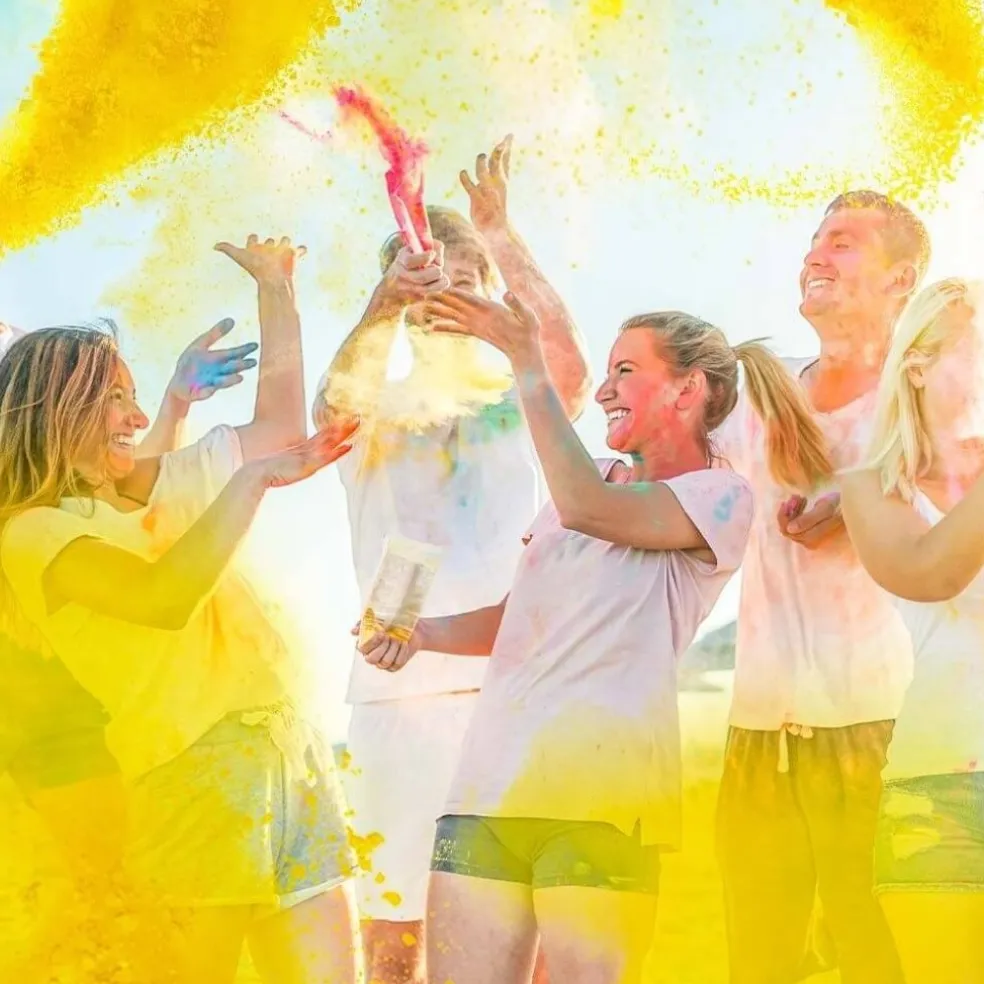 Mini Extincteur à poudre Holi - Jaune