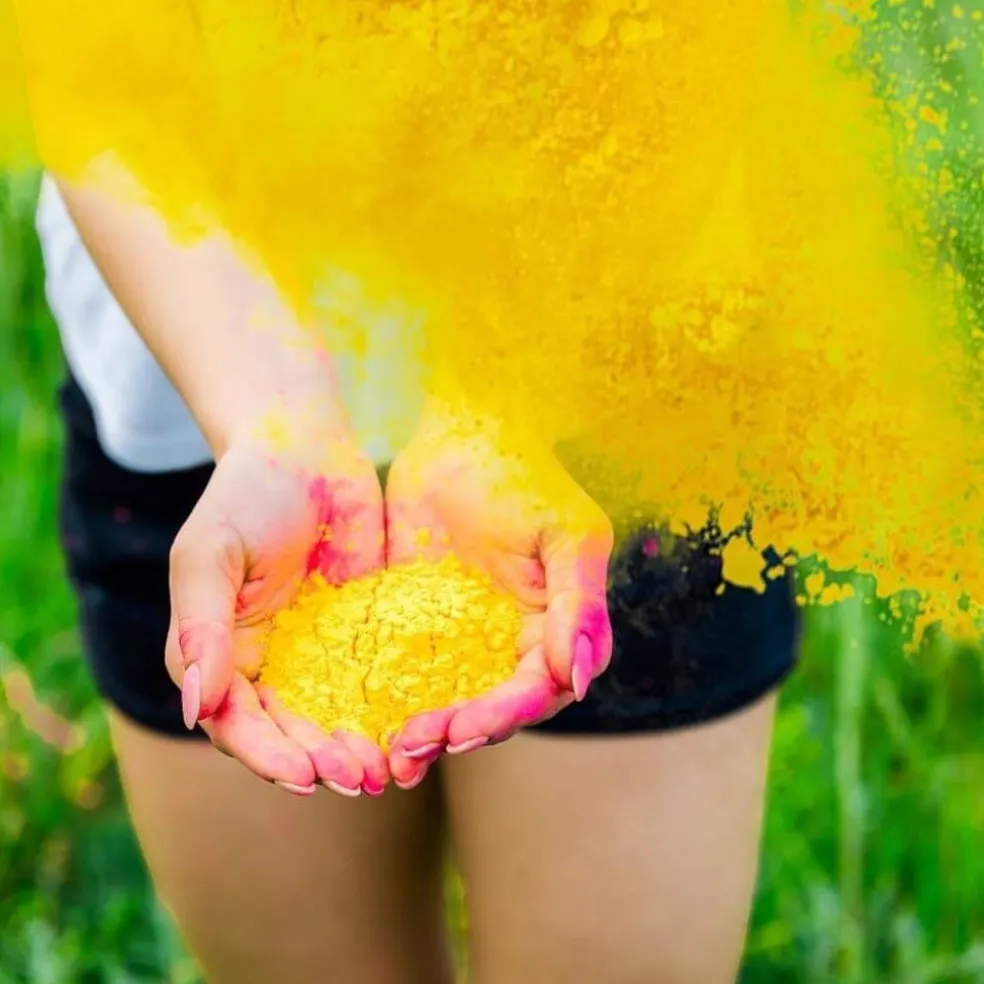 Mini Extincteur à poudre Holi - Jaune
