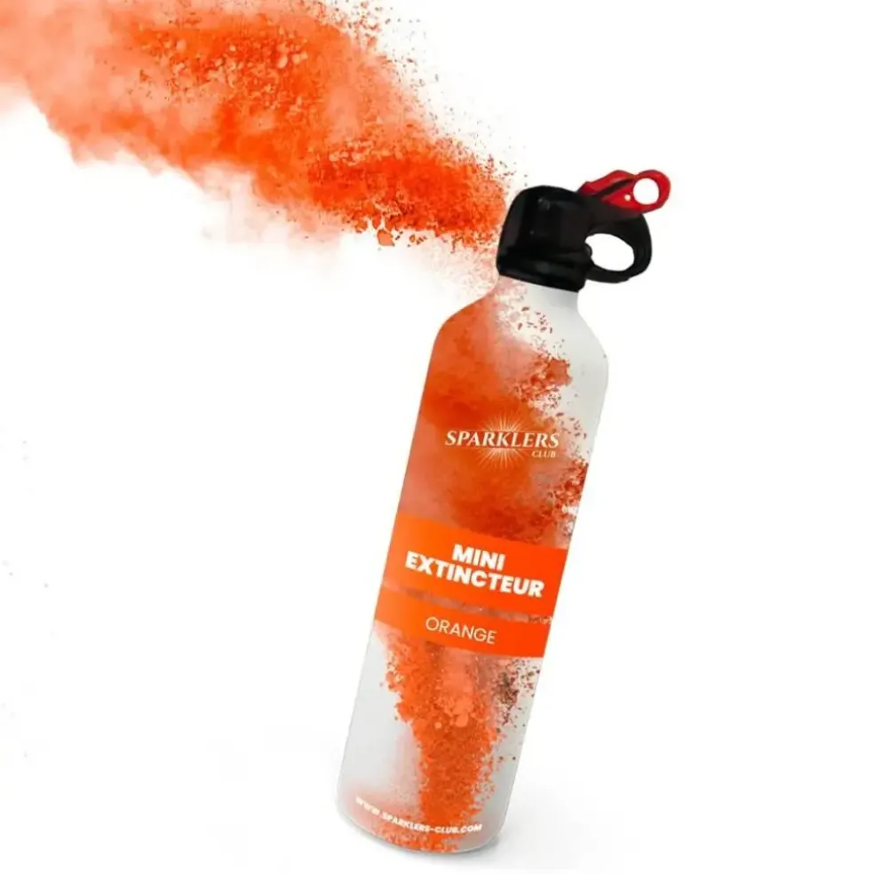 Mini Extincteur à poudre Holi - Orange