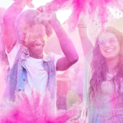 Mini Extincteur à poudre Holi - Rose