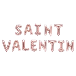 PACK BALLONS ST VALENTIN ROSE GOLD