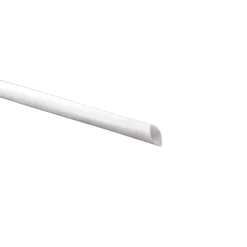 Paille Bubble Tea biseautée en PP blanc recyclable 23cm ø 12mm – Certifiée alimentaire et réutilisable (Lot de 200)