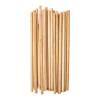 Paille réutilisable Bambou 20cm Ø6mm - Lot de 25