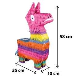Piñata Lama Géante 58 cm – Décoration et Jeu Anniversaire Enfant